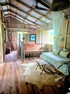 Μια τηλεόραση ή/και κέντρο ψυχαγωγίας στο Papaya Lodge