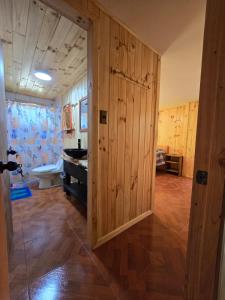 Ένα μπάνιο στο Hostal Aves del Sur Coñaripe