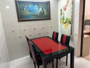 Χώρος καθιστικού στο Raja Homestay Kluang