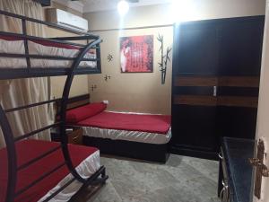 Postel nebo postele na pokoji v ubytování شاليه