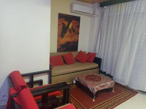 Posezení v ubytování شاليه