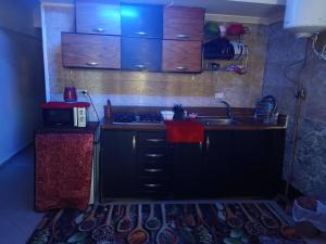 Kuchyň nebo kuchyňský kout v ubytování شاليه