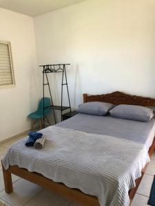 Postel nebo postele na pokoji v ubytování Kitnet em Araras