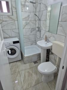 Koupelna v ubytování CLASSY Suite 20