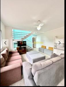 Χώρος καθιστικού στο Casa Piscina Temporada Jd Sao Lourenço