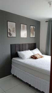 Ένα ή περισσότερα κρεβάτια σε δωμάτιο στο Campina Grande