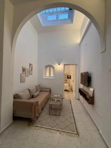 Istumisnurk majutusasutuses Havre de Paix