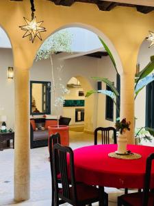 Χώρος καθιστικού στο Riad Sultanes