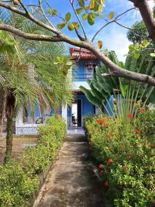 Κήπος έξω από το Vikinga Hostel