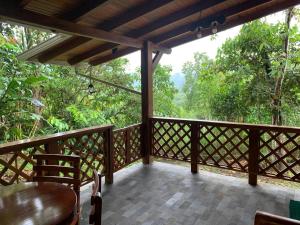 Μπαλκόνι ή βεράντα στο Hostería Mindo Mágico