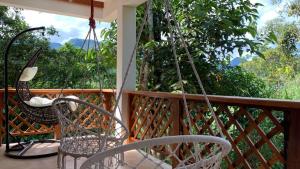 Μπαλκόνι ή βεράντα στο Hostería Mindo Mágico +12 φωτογραφίες