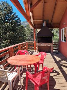 Μπαλκόνι ή βεράντα στο Cabañas kume adkin