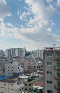 Γενική άποψη της πόλης Σεούλ ή θέα της πόλης από  αυτό το ξενοδοχείο