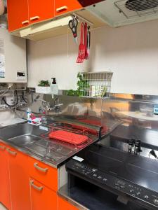 Köök või kööginurk majutusasutuses 札幌Suzuran