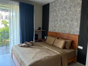 Postel nebo postele na pokoji v ubytování Hello Weligama