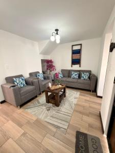 Posezení v ubytování Casa la Higuera Antigua Guatemala