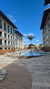 Bazén v ubytování Praia dos Carneiros - Studio Max Carneiros - NOVO nebo v jeho okolí