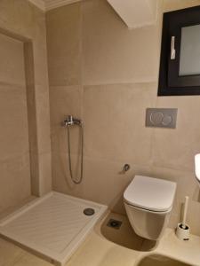 Koupelna v ubytování Cozy studio in the heart of Ioannina city