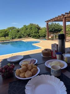 Comida en la casa vacacional o alrededores