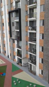 a rendering of an apartment building with balconies at Apartamento En Sabaneta in Sabaneta
