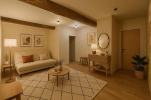 Postel nebo postele na pokoji v ubytování Studio Grand Rue