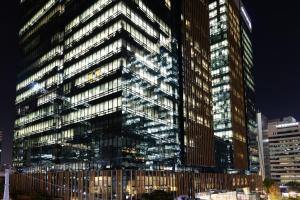 Γενική άποψη της πόλης Σεούλ ή θέα της πόλης από  αυτό το ξενοδοχείο