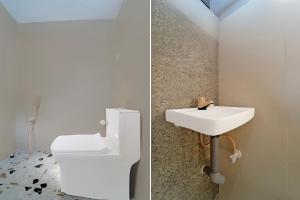 Ένα μπάνιο στο Hotel O Muthalipalayam Bus Stand Coimbatore Formerly Haven Stays