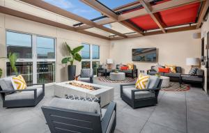 Χώρος καθιστικού στο Azara