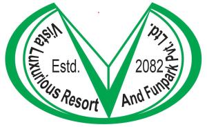 un logo verde per il programma di ricerca e finanziamento ESD Honors di Vista Luxurious Resort and Funpark a Dharān Bāzār