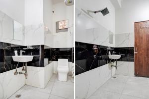 Η κουζίνα ή μικρή κουζίνα στο Collection O Palwal-Aligarh Crossway Formerly Hotel Kadamb