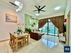 Posezení v ubytování Palazio Serviced Apartments by RR JBcity