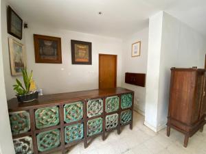 TV a/nebo společenská místnost v ubytování JH Hotel