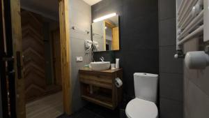 Ένα μπάνιο στο Didveli Gallery Bakuriani B202 დიდველი გალერეა ბაკურიანი B202 +15 φωτογραφίες