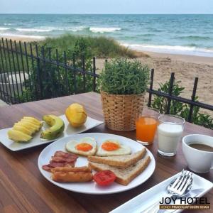 Možnosti snídaně pro hosty v ubytování Joy Hotel