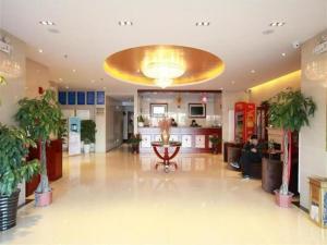 Vstupní hala nebo recepce v ubytování GreenTree Inn Beijing Miyun Changcheng Huandao Express Hotel