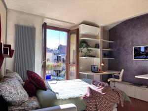 Χώρος καθιστικού στο Berry Home - Biella Duomo