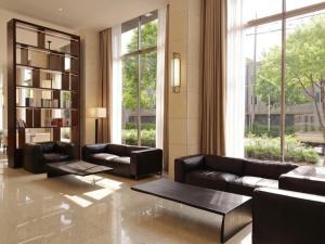 Χώρος καθιστικού στο Top Cloud Hotel Iksan