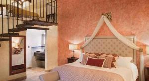 Ένα ή περισσότερα κρεβάτια σε δωμάτιο στο Hotel Casa Suwon +163 φωτογραφίες