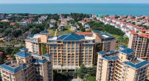 Nespecifikovaný výhled na destinaci Chaj-kchou nebo výhled na město při pohledu z hotelu