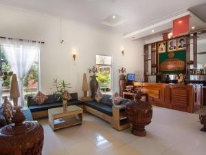 Χώρος καθιστικού στο Sambopich Chenla Hotel