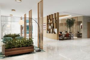 Ο χώρος του λόμπι ή της ρεσεψιόν στο Vintage Grand Hotel Dubai