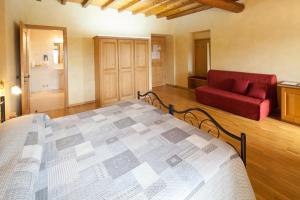 Postel nebo postele na pokoji v ubytování Hotel Alla Corte dei Bicchi