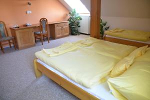 Voodi või voodid majutusasutuse Hotel Na Statku toas