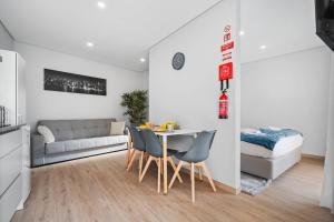 Posezení v ubytování Atlantic View Studio