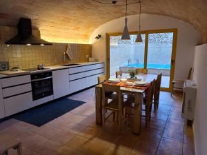 Køkken eller tekøkken på Casa Groga