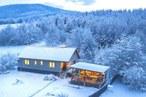 Bellevue Beam House v zimě