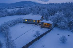 Bellevue Beam House v zimě