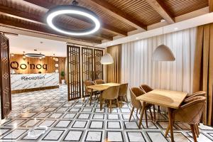 Posezení v ubytování Qo'noq Railway Hotel