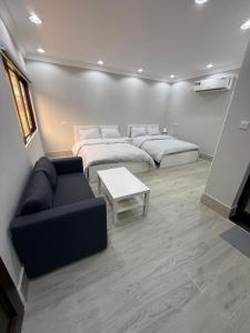 Postel nebo postele na pokoji v ubytování the farm break