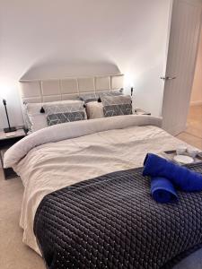 Postel nebo postele na pokoji v ubytování Seashell Retreat